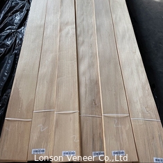 MDF Flat Cut Wood Veneer، Fine American White Ash Wood Veneer: پانل B، ربع برش، ضخامت 0.45 میلی متر
