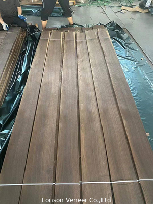 روکش بلوط دوددار 0.45 میلی متری درجه B برای تخته سه لا فانتزی عرض 10 سانتی متر +