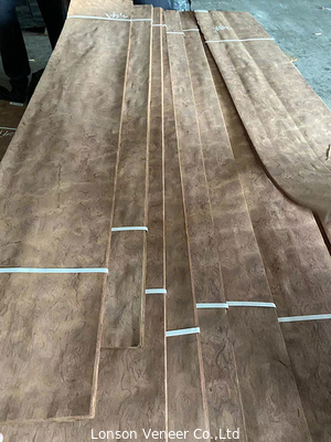 0.45 میلی متر آفریقایی Bubinga Pomelle درجه ای برای دکوراسیون داخلی مبلمان