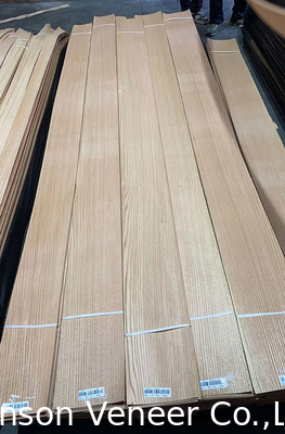 طول 250 سانتی متر فنیر چوب بلوط قرمز 12 سانتی متر عرض AA درجه ضخامت 0.5mm