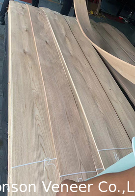 ضخامت 0.6 - 3.0mm فنیر چوب بلوط سفید گره دار برای مبلمان، کف