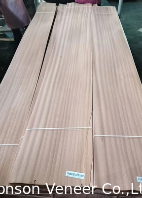 1MM مبلمان Sapele چوب فنیر Sapelli تخت برش تخت AA درجه