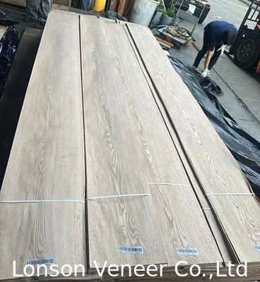 فنیر چوب بلوط قرمز 0.45mm ضخامت پانل برش تاج درجه AAA
