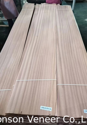 1MM sapele چوب Veneer Sapelli تخت قطع تخت AA درجه درب مبلمان