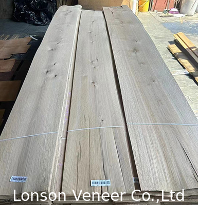 2.0mm فنیر چوب بلوط سفید گره دار برای مبلمان سبک رترو