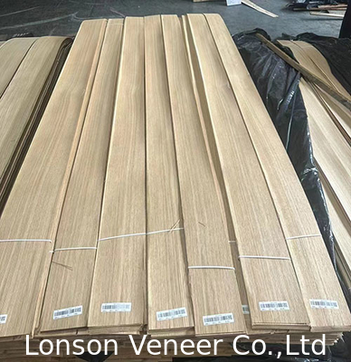 0.50mm White Oak Wood Veneer American Quarter Cut Panel درجه Aaa