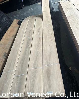 0.5mm گره دار درجه سفید چوب بلوط فنیر برای درب مبلمان سبک رترو