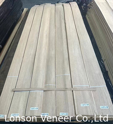 بلوط اروپائی AA درجه چوب طبیعی ضخامت 0.5mm ≥245cm طول