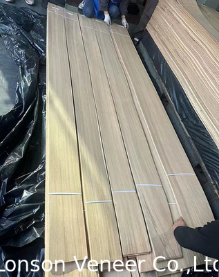 بلوط اروپائی AA درجه چوب طبیعی ضخامت 0.5mm ≥245cm طول