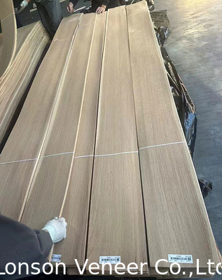 بلوط اروپائی AA درجه چوب طبیعی ضخامت 0.5mm ≥245cm طول