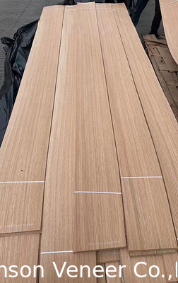 پانل فنیر بلوط قرمز نصف برش شده 0.5mm فنیر چوبی درجه AAA