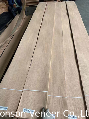 یک چهارم مستقیم پانل فنیر طبیعی بلوط قرمز ضخامت 0.5mm AAAGrade